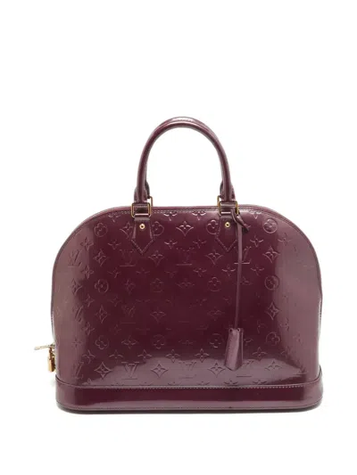 Pre-owned Louis Vuitton Alma Tote Bag In Purple