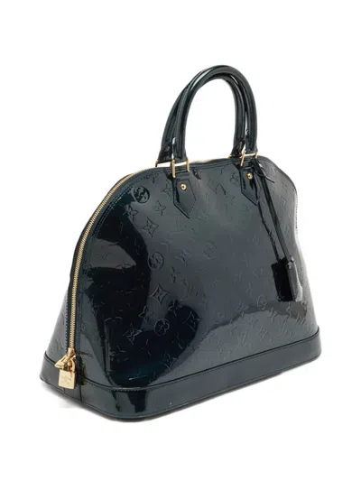 Pre-owned Louis Vuitton Alma Tote Bag In Blue