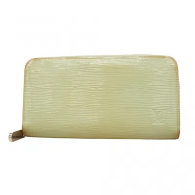 Pre-owned Louis Vuitton Almond Electric Long Wallet (bi-fold) ()