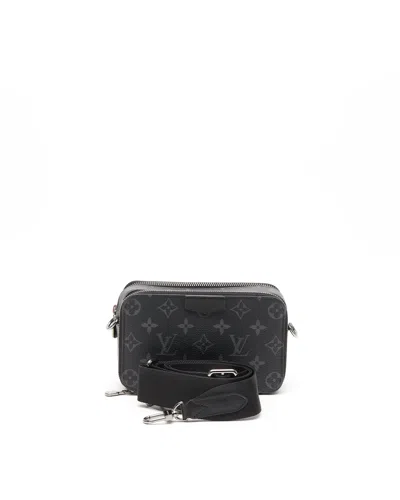 Pre-owned Louis Vuitton Alpha Wearable Wallet In Gray