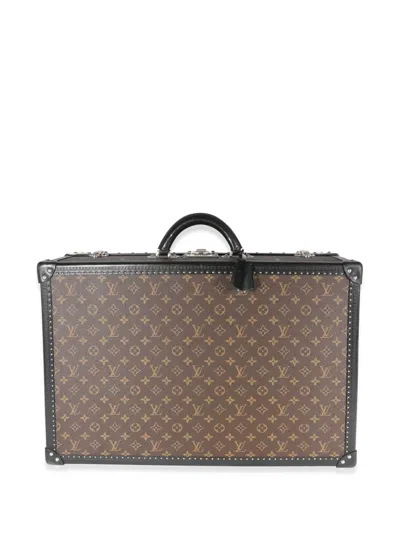 Pre-owned Louis Vuitton  Alzer Trunk 60 In 褐色