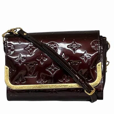 Pre-owned Louis Vuitton Amarante Leather Shoulder Bag () In Purple