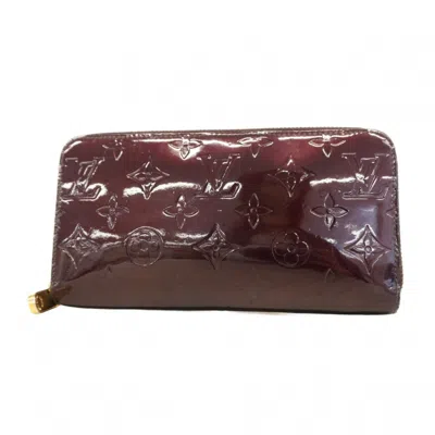 Pre-owned Louis Vuitton Amarante Long Wallet (bi-fold) () In Purple