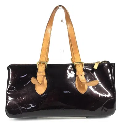 Pre-owned Louis Vuitton Amarante Monogram Purple Monogram Vernis Shoulder Bag ()