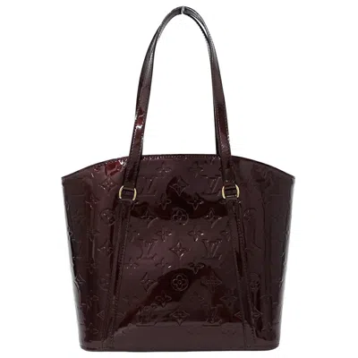 Pre-owned Louis Vuitton Amarante Monogram Purple Monogram Vernis Tote Bag ()