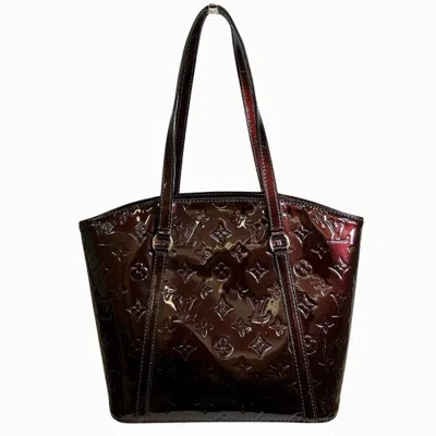 Pre-owned Louis Vuitton Amarante Monogram Vernis Tote Bag ()