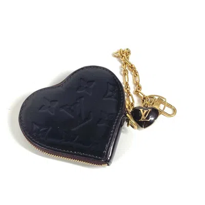 Pre-owned Louis Vuitton Amarante Purple Monogram Vernis Coin Purse/coin Case () In Multi