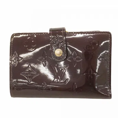 Pre-owned Louis Vuitton Amarante Wallet (bi-fold) () In Purple