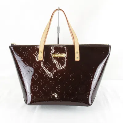 Pre-owned Louis Vuitton Amarante Wine Vernis Tote Bag ()