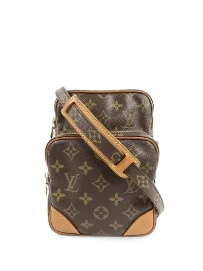Pre-owned Louis Vuitton Amazon Monogram Cross Body Bag In Brown