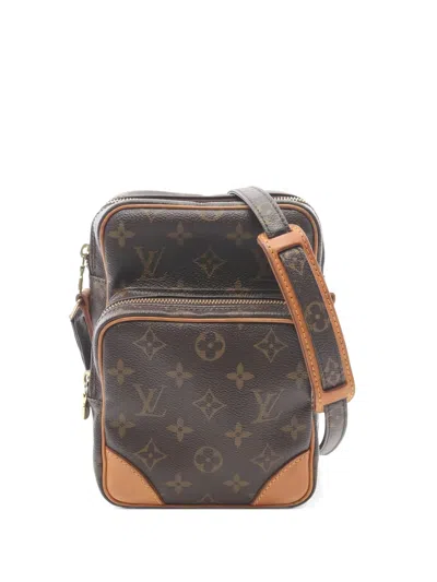 Pre-owned Louis Vuitton Amazon Monogram Shoulder Bag In Brown