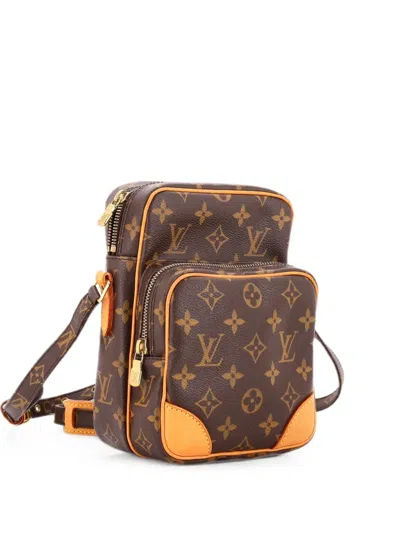 Pre-owned Louis Vuitton Amazone Bag Monogram Canvas Crossbody Bag In Brown
