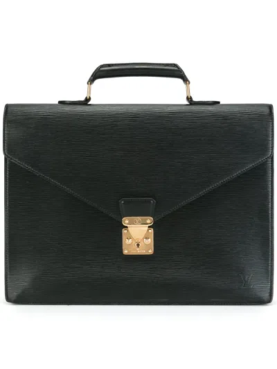 Pre-owned Louis Vuitton 'ambassador' Briefcase In Black