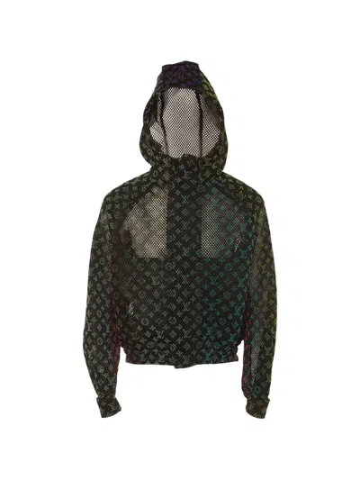 Pre-owned Louis Vuitton Amen Break Monogram Mesh Jacket In Black