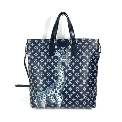 Pre-owned Louis Vuitton Ancre Galle Monogram Navy Monogram Shoulder Bag Tote Bag ()