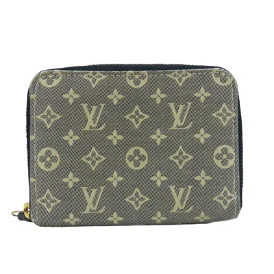 Pre-owned Louis Vuitton Ancre Navy Monogram Idylle Coin Purse/coin Case () In Blue