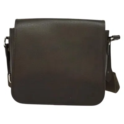 Pre-owned Louis Vuitton Andrei Brown Leather Shoulder Bag ()