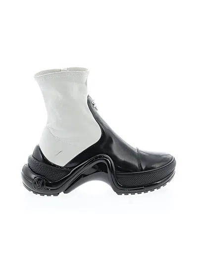 Pre-owned Louis Vuitton Ankle Boots In Black