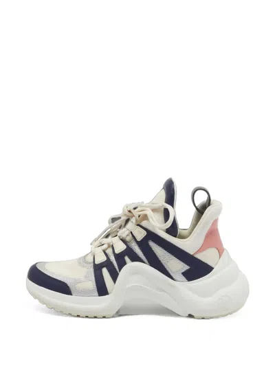 Pre-owned Louis Vuitton Archlight Lace-up Sneakers In White