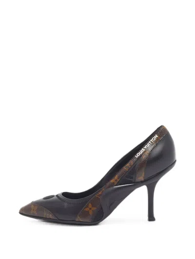 Pre-owned Louis Vuitton Archlight Leather Heeled Pumps In Black