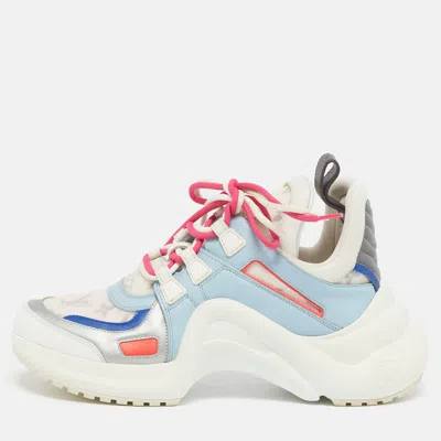 Pre-owned Louis Vuitton Archlight Size 40 Multicolor Leather And Mesh Low Top Sneakers