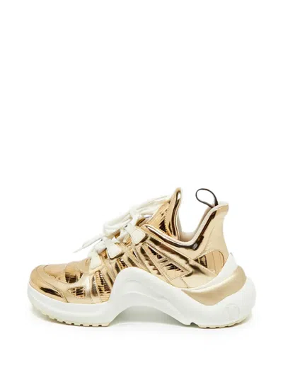 Pre-owned Louis Vuitton Archlight Sneakers In Gold