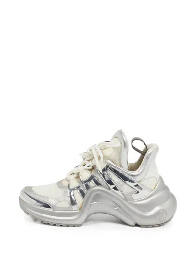 Pre-owned Louis Vuitton Archlight Sneakers In White