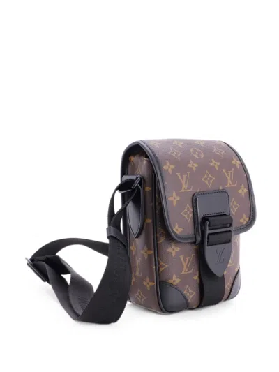 Pre-owned Louis Vuitton Archy Messenger Bag Macassar Monogram Canvas Pm Crossbody Bag In Brown