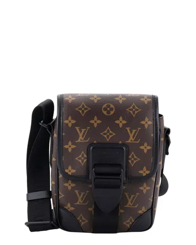 Pre-owned Louis Vuitton Archy Messenger Bag Macassar Monogram Pm (authentic Pre-loved)