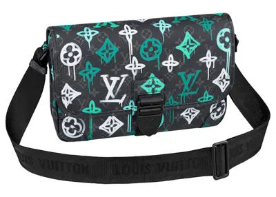 Pre-owned Louis Vuitton Archy Messenger Mm In Lv Graffiti
