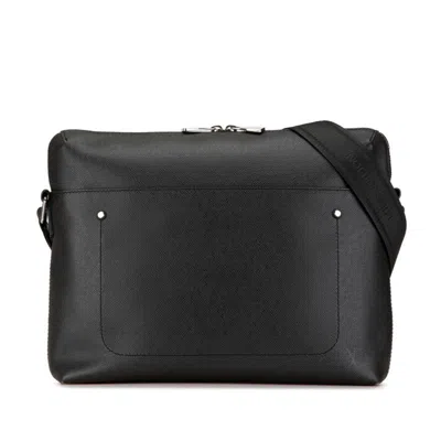 Pre-owned Louis Vuitton Ardoise Black Leather Shoulder Bag () In Ardoise, Black