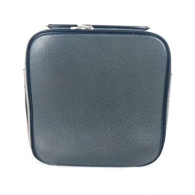 Pre-owned Louis Vuitton Ardoise Black Taiga Leather Handbag Shoulder Bag ()