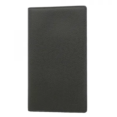 Pre-owned Louis Vuitton Ardoise Long Bill Wallet (bi-fold) ()