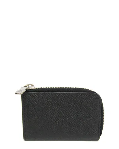 Louis Vuitton Ardoise Taiga Leather Coin Purse (authentic Pre-loved)