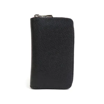 Pre-owned Louis Vuitton Ardoise Taiga Leather Coin Purse/coin Case ()