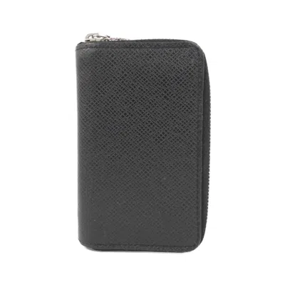 Pre-owned Louis Vuitton Ardoise Taiga Leather Long Wallet (bi-fold) ()