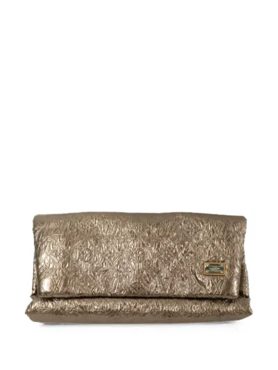 Pre-owned Louis Vuitton Argent Limelight Monogram Clutch Bag In Brown