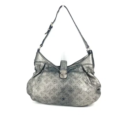 Pre-owned Louis Vuitton Argent Mahina Leather Shoulder Bag ()