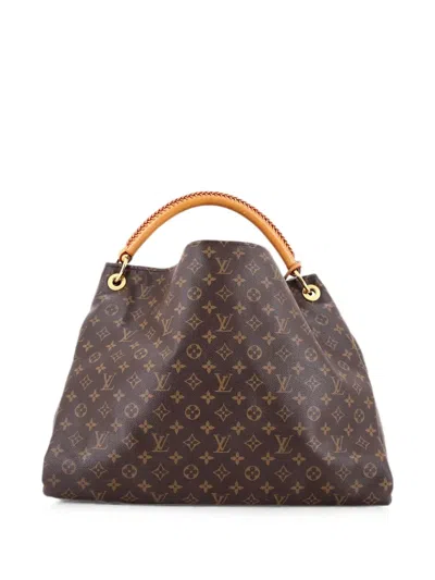 Pre-owned Louis Vuitton Artsy Handbag Monogram Canvas Gm Hobo Bag In Brown