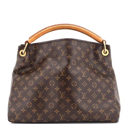 Pre-owned Louis Vuitton Artsy Handbag Monogram Canvas Mm In Brown
