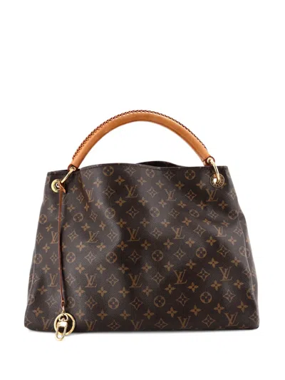 Pre-owned Louis Vuitton Artsy Handbag Monogram Canvas Mm Hobo Bag In Brown