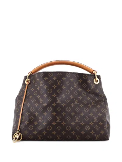Pre-owned Louis Vuitton Artsy Handbag Monogram Canvas Mm Hobo Bag In Brown