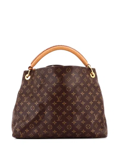 Pre-owned Louis Vuitton Artsy Handbag Monogram Canvas Mm Hobo Bag In Brown