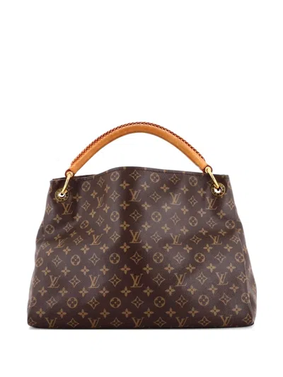 Pre-owned Louis Vuitton Artsy Handbag Monogram Canvas Mm Hobo Bag In Brown