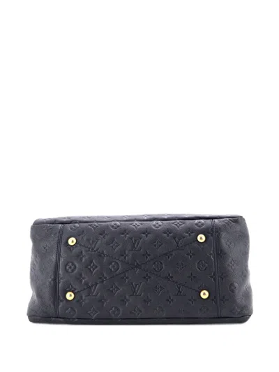 Pre-owned Louis Vuitton Artsy Handbag Monogram Empreinte Leather Mm Hobo Bag In Black