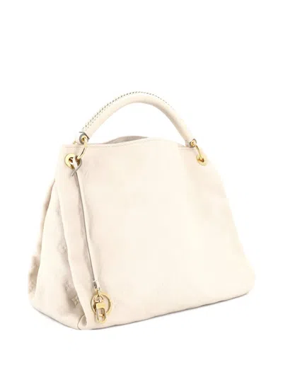Pre-owned Louis Vuitton Artsy Handbag Monogram Empreinte Leather Mm Hobo Bag In Neutral