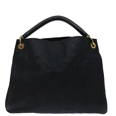 Pre-owned Louis Vuitton Artsy Leather Shoulder Bag () In Black