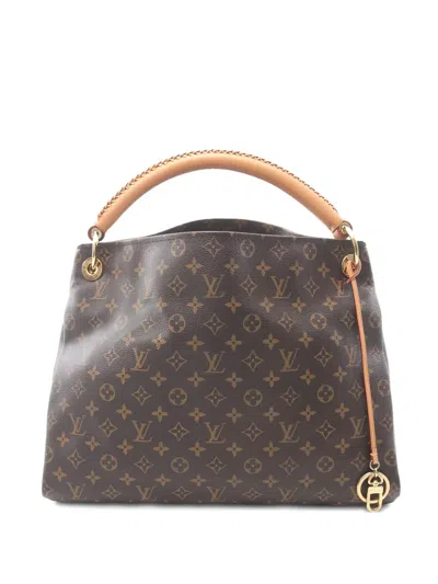 Pre-owned Louis Vuitton Artsy Mm Monogram Shoulder Bag In Brown