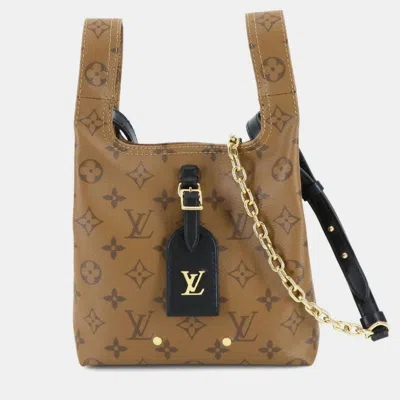 Pre-owned Louis Vuitton Atlantis Bb Brown Monogram Reverse Canvas Shoulder Bag