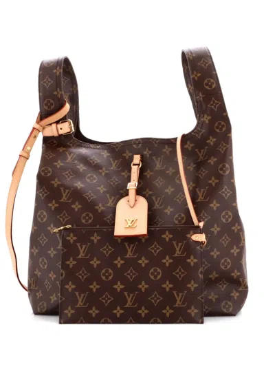 Pre-owned Louis Vuitton Atlantis Handbag Monogram Canvas Gm Tote Bag In Brown